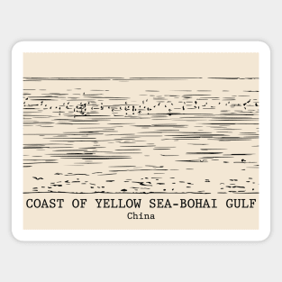 Coast of Yellow Sea-Bohai Gulf - China Magnet